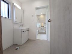 すっきりした洗面所