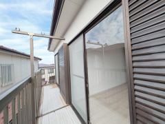 陽当たり良好なバルコニー